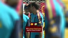 Will Yamal make his first World Cup start against Saudi Arabia?