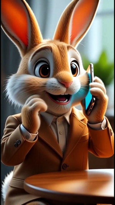 Learn how to speak on phone with Friends from MR Bunny