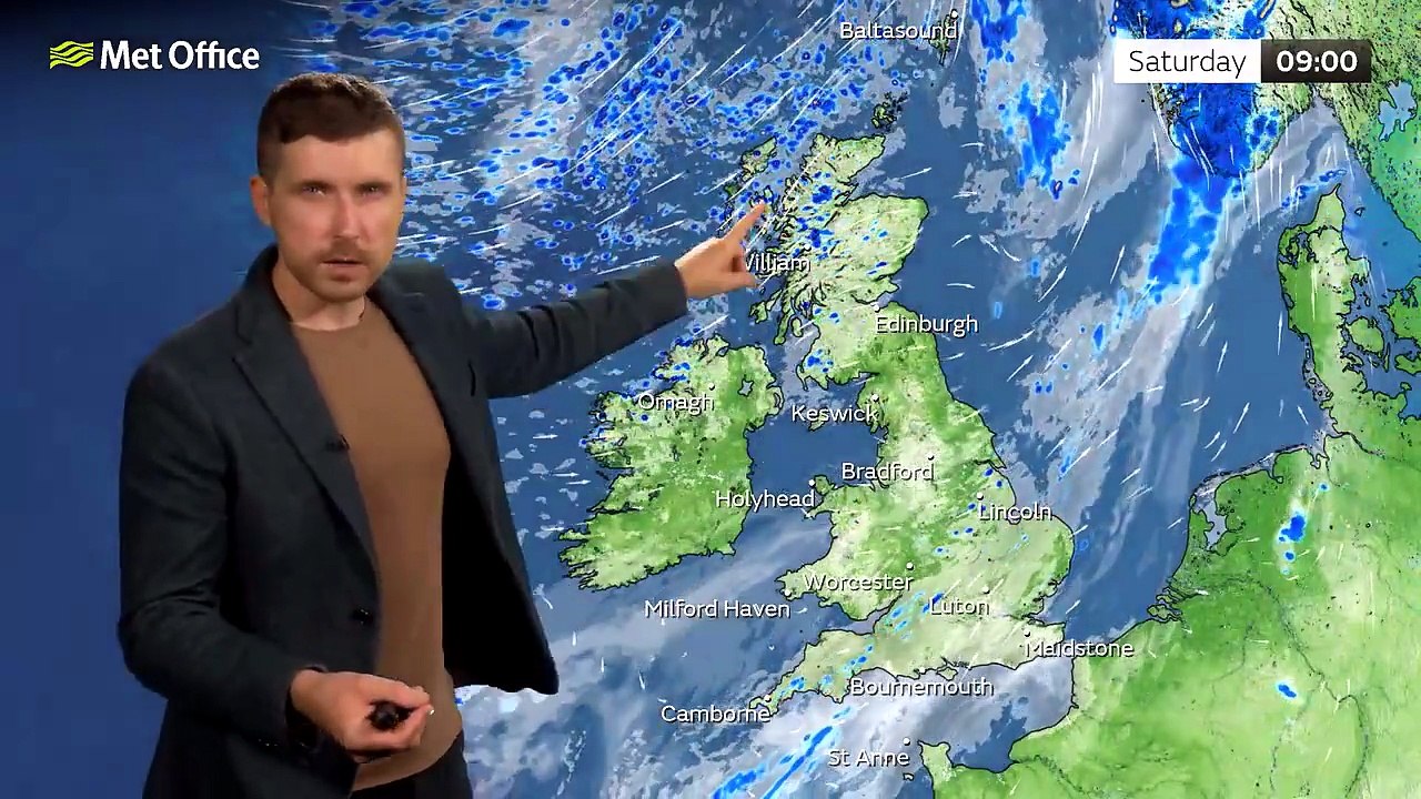 Met Office Friday Evening Weather Forecast 19/06/2026
