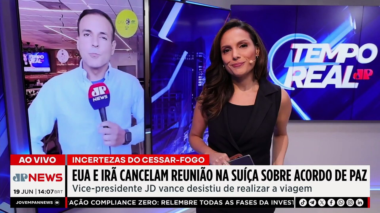 EUA E IRÃ CANCELAM REUNIÃO NA SUÍÇA APÓS ATAQUES CONTRA O LÍBANO