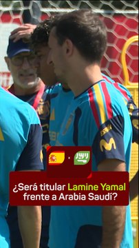 ¿Lamine Yamal será titular conra Arabia Saudí?