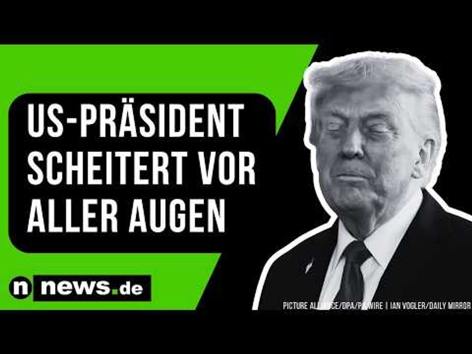 Donald Trump: 'Opa hat wieder Probleme!' US-Präsident scheitert vor aller Augen