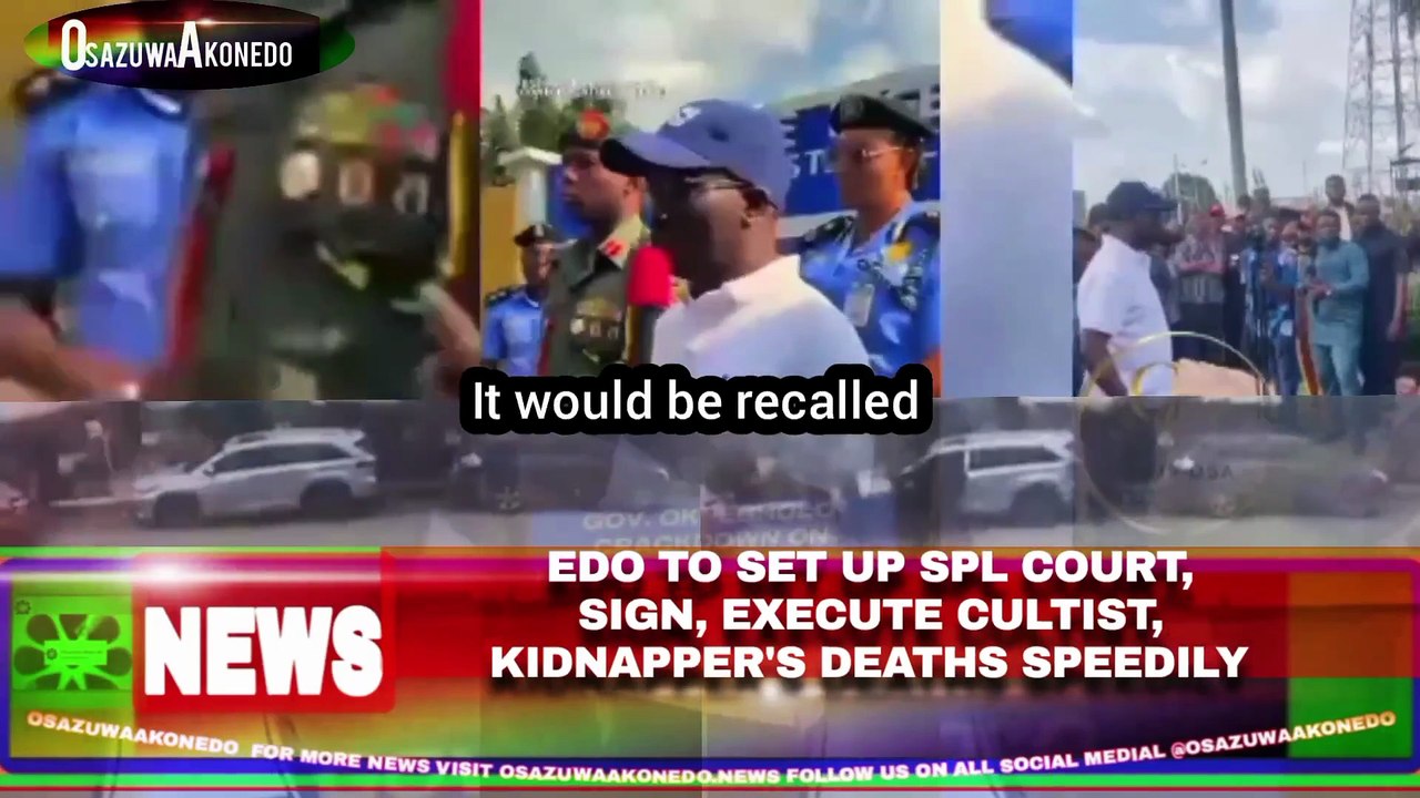 Edo To Set Up Spl Court, Sign, Execute Cultist, Kidnapper’s Deaths Speedily