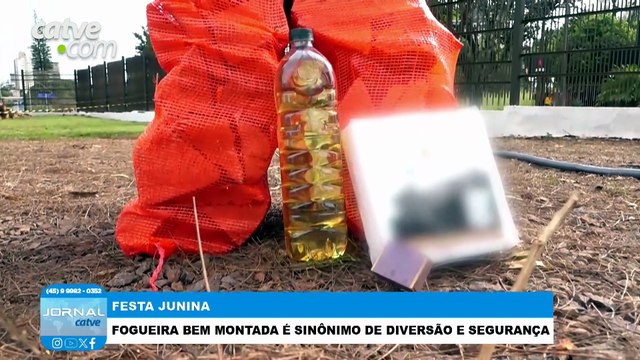 Corpo de Bombeiros reforça os cuidados relacionados às fogueiras nas festas juninas