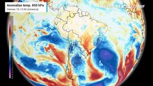 Llega una fuerte irrupción de aire frío polar este fin de semana del Día del Padre a Argentina