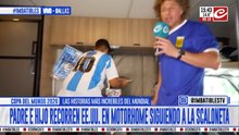 Sueños mundialistas: padre e hijo recorren Estados Unidos en motorhome
