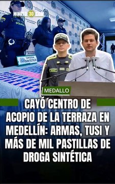 Las autoridades desmantelaron un punto estratégico de la estructura delincuencial La Terraza en Medellín.
