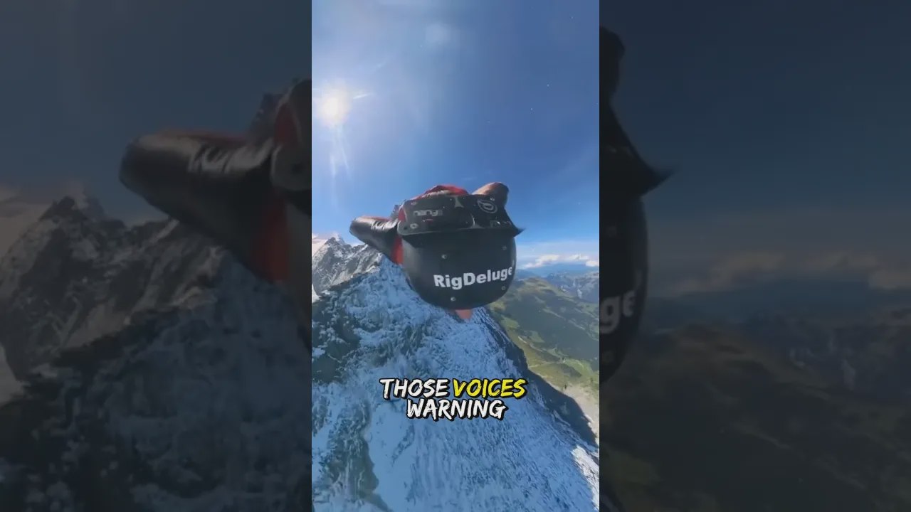 Accident d’un pro du wingsuit !