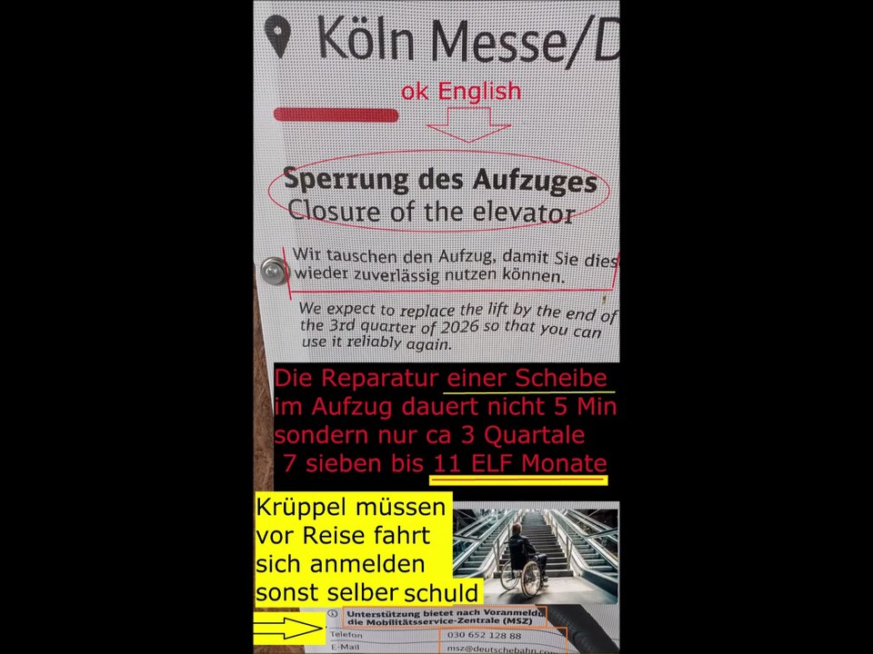 aufzug-kaputt-koeln-deutz-millionen-bahnhof-reperatur-11-monate-pro-1-aufzug-zb-20-aufzuege-dauert-100-jahre-kotze-armes-deutschland