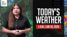 Today's Weather, 5 A.M. | Jun. 20, 2026