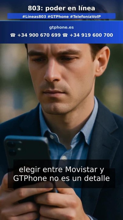 Contratar línea 803: ¿Movistar o GTPhone es mejor? (en 1 minuto)