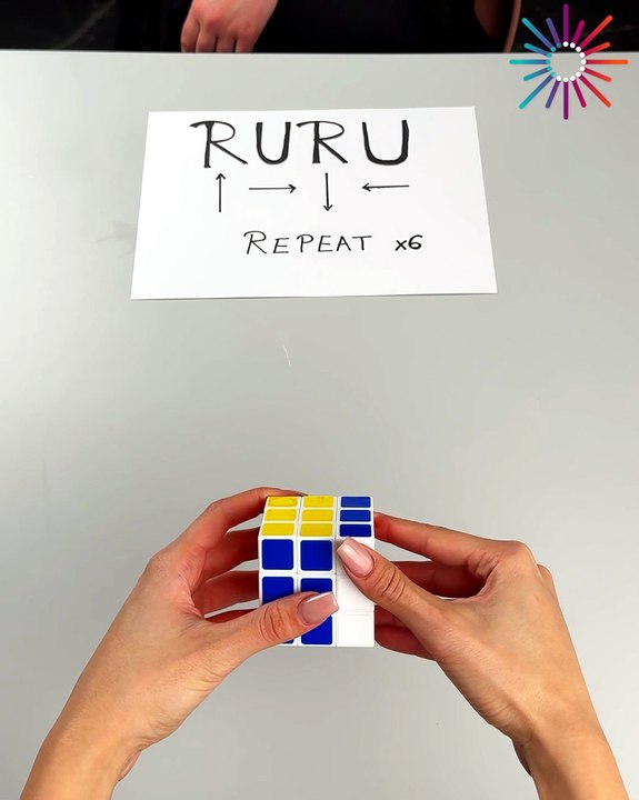 Solve rubik’s cube using this method 🧠