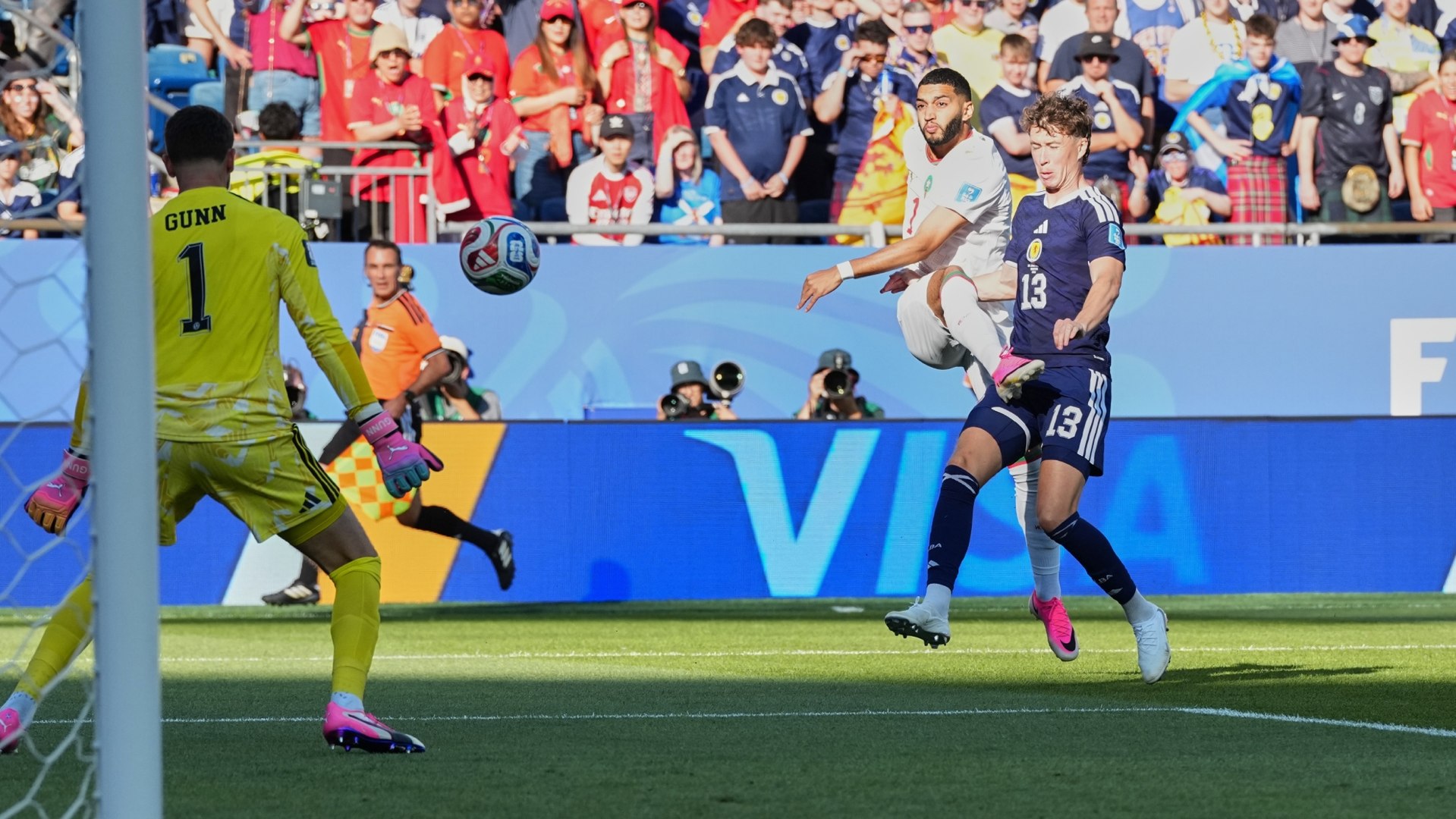 Conexión de fantasía entre Brahim y Saibari para el gol más tempranero de este Mundial: 69 segundos