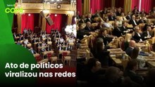 Parlamentares noruegueses replicam “remada Viking” em apoio à seleção