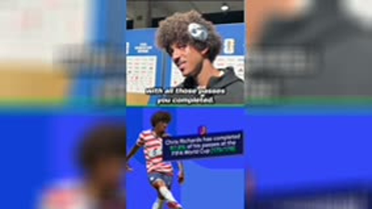 Chris Richards ‘not thinking’ about his impressive passing accuracy