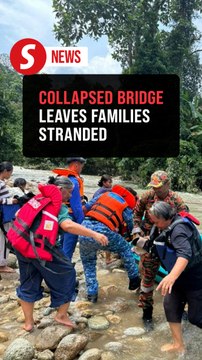 69 evacuated after water surge sweeps away bridge in Gopeng