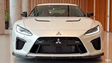 White Mitsubishi car