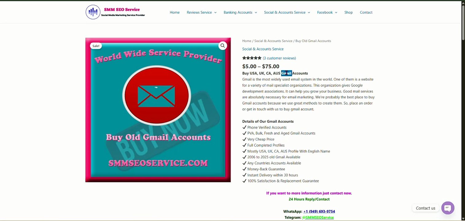 Top 10 Sites for Buying Old Gmail Accounts In Bulk