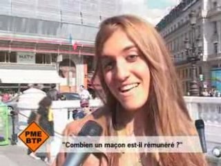 La Question du Mois: Combien gagne un maçon?