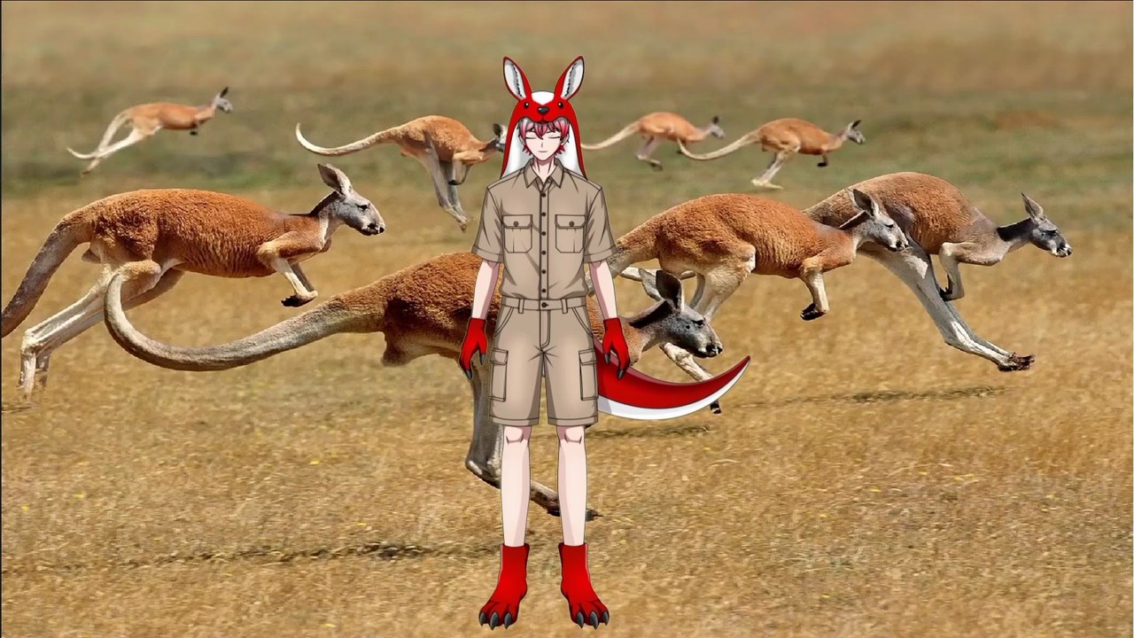 Rooby Shiny Red Kangaroo Vtuber Introduction