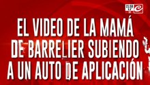 Video Exclusivo: así escapaba la madre de Barrelier de los medios