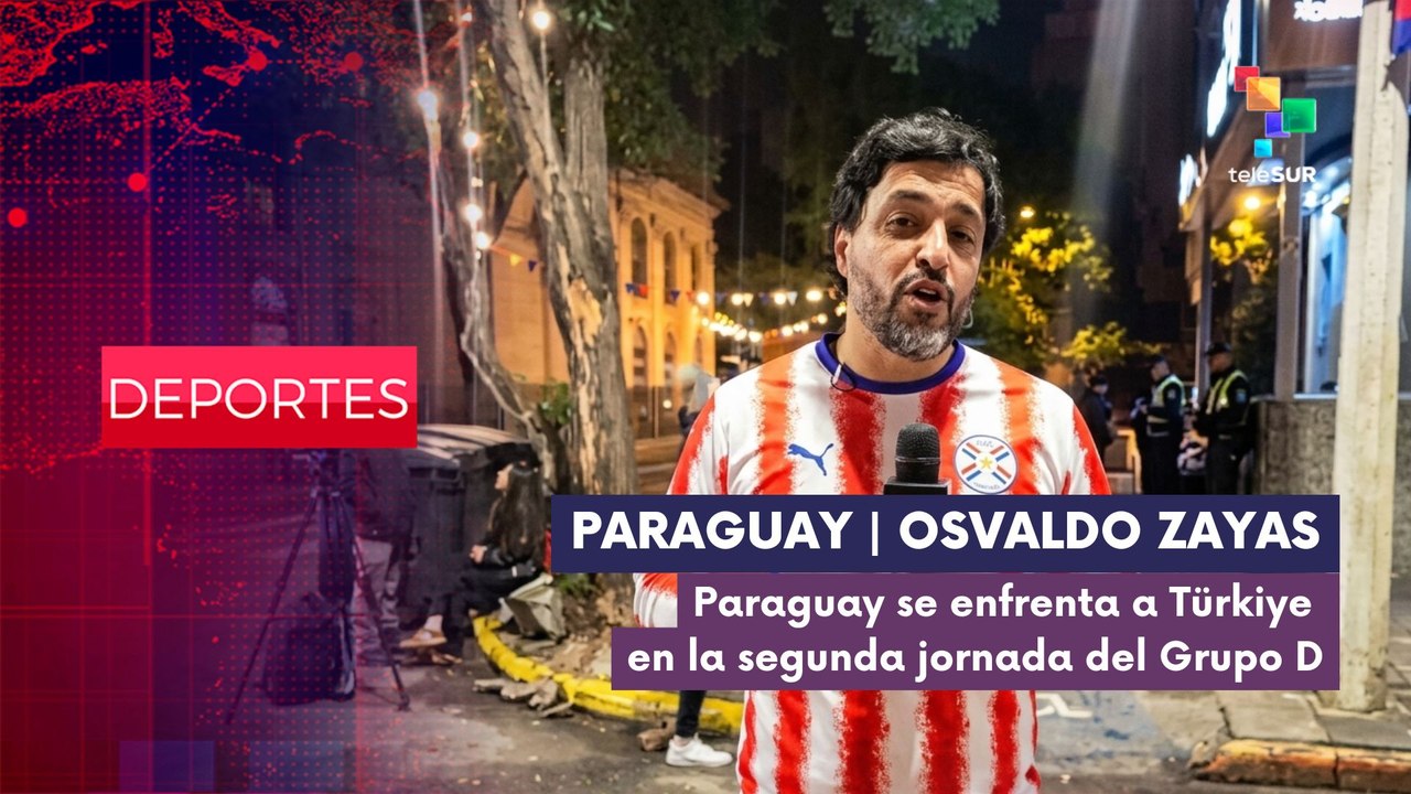 DEPORTES EC | Osvaldo Zayas | Paraguay se enfrenta a Türkiye en la 2° jornada del Grupo "D" 19-06-26