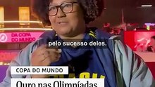 Ouro nas Olimpíadas, Beatriz Souza acompanha disputa do Brasil contra Haiti