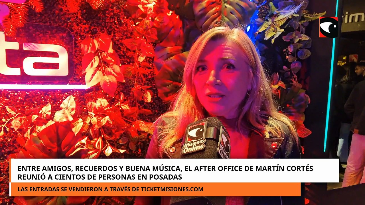 After office la fiesta que reunió a Posadas al ritmo de los clásicos