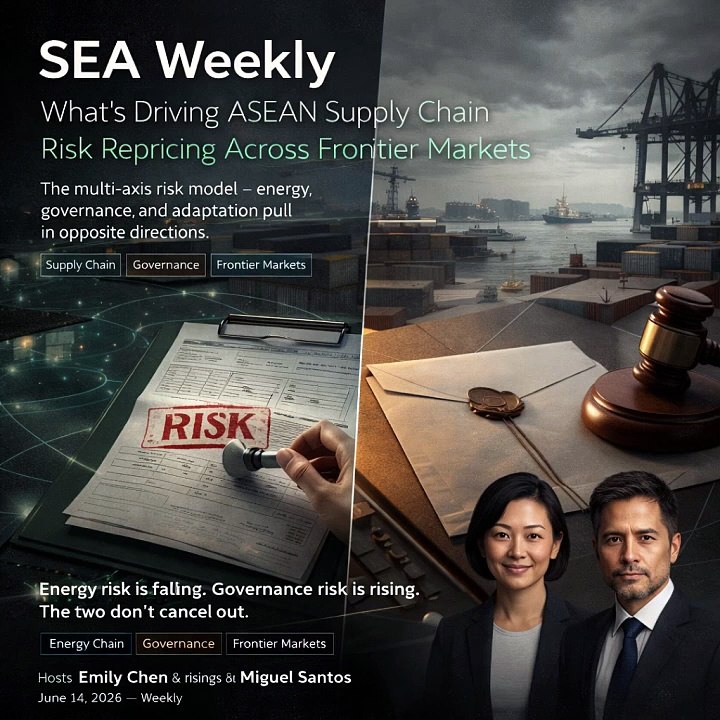 SEA Weekly - Episode 16: What's Driving ASEAN Supply Chain Risk Repricing Across Frontier Markets