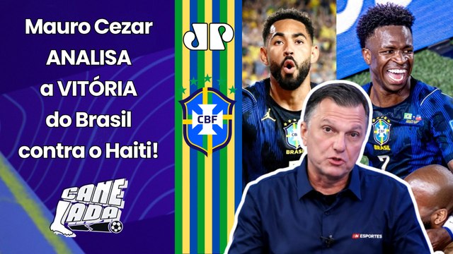 MAURO CEZAR: FICOU MUITO CLARO que essa SELEÇÃO do ANCELOTTI... | BRASIL 3 x 0 HAITI | COPA