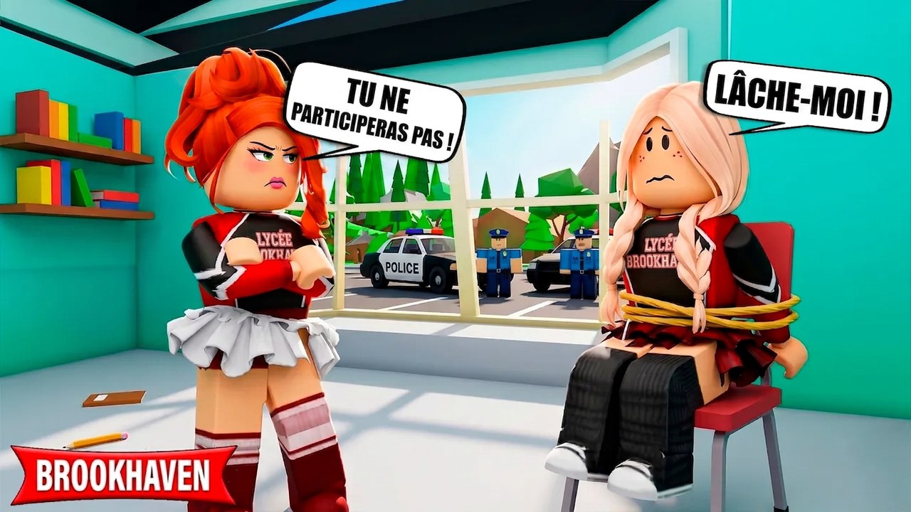 La capitaine des pom-pom girls enlevée par la nouvelle élève ! | Brookhaven RP | Roblox