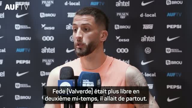 Uruguay - Bentancur veut voir un Valverde libre comme en 2ème période contre l’Arabie Saoudite