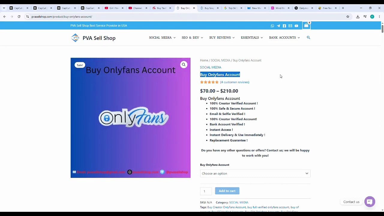 Most 1.4 Ligal Sites To Buy Onlyfans Accounts (Balance & Creator)