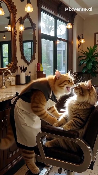 Cat cating