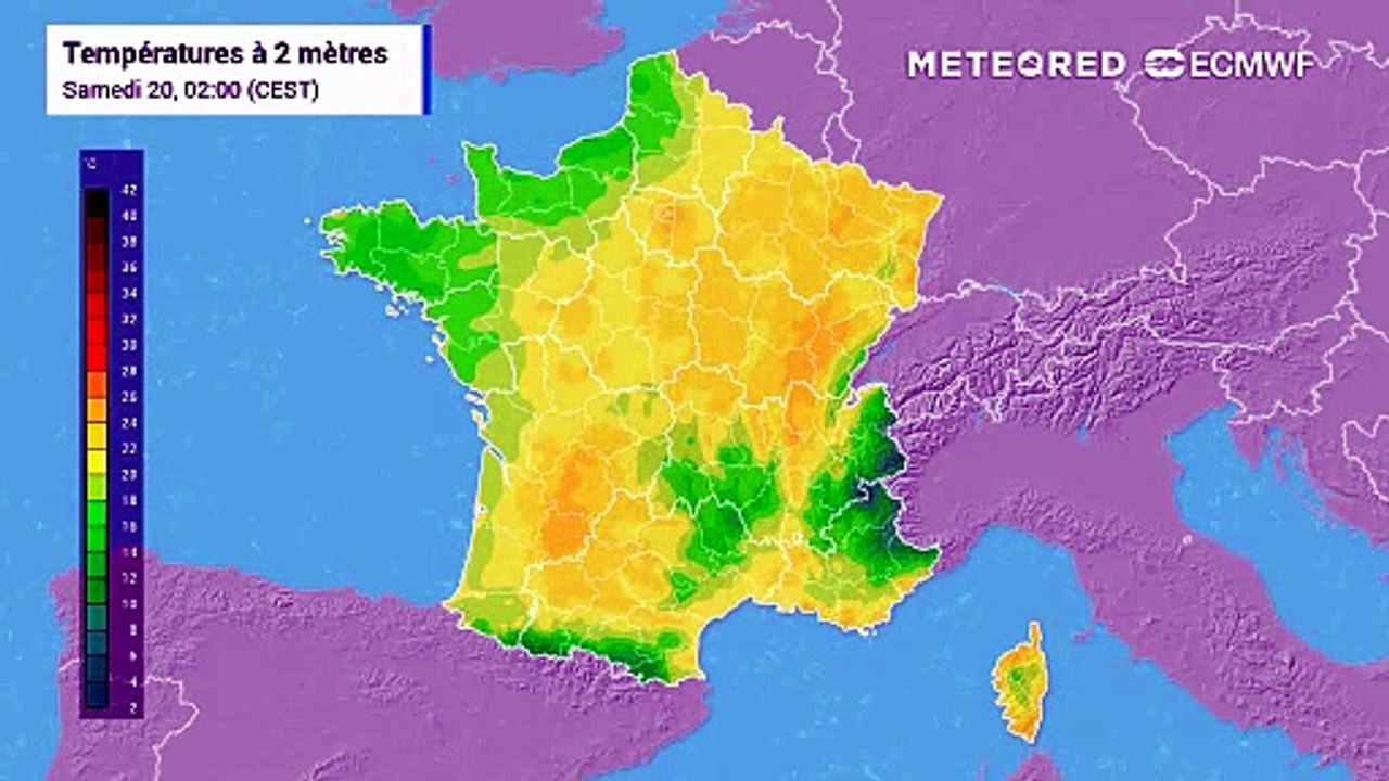 Canicule en France : déjà des pointes à 40°C dans 3 régions pour l'après-midi de dimanche