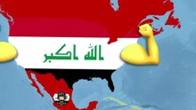 ¿Qué pasaría si Estados Unidos e Irak intercambiaran lugares?