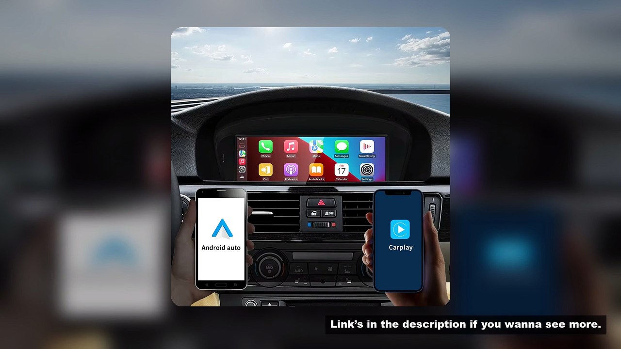 STWEI New ID6 ID7 ID8 Android Auto CarPlay For BMW 3/5 Series E60 E61 E90 E91 CCC CIC Car Video Play