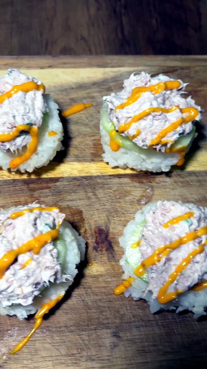 Boucher de riz croustillante