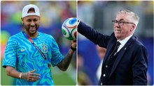 Ancelotti confirma que Neymar está listo: "Está disponible para jugar contra Escocia"