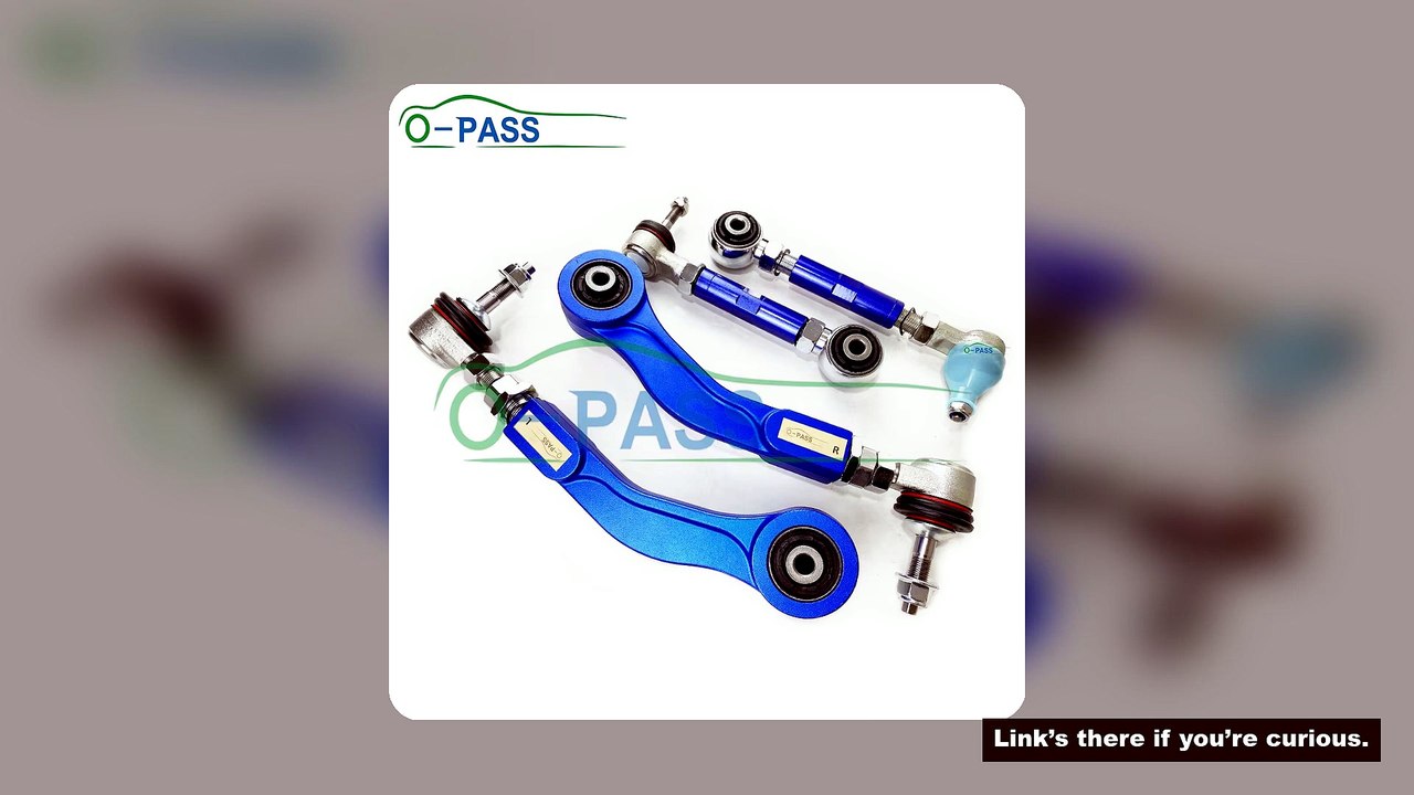 OPASS Adjustable Rear Control arm Set For BMW X-Series X5 E53 1999- 33321095414 33326770859 4 Pieces