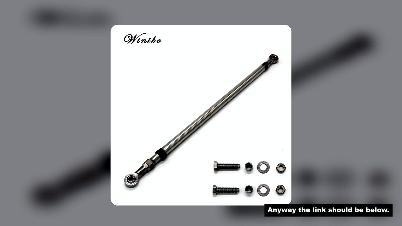 Marine Outboard Twin Engines Connecting Rod Adjustable Stainless Steel Rustproof Braking Tie Bar for