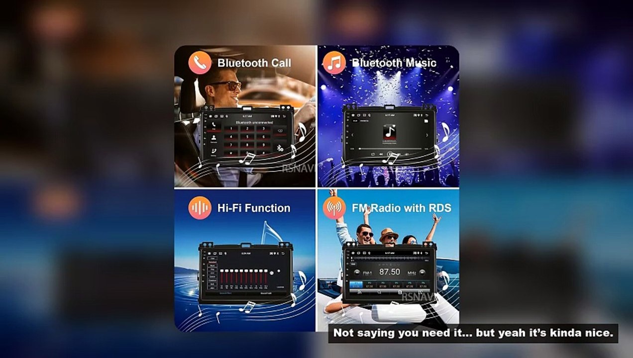 Android 14 For Toyota Land cruiser 120 LC120 2004 - 2009 2DIN Wireless Carplay Auto Navigation DVD B
