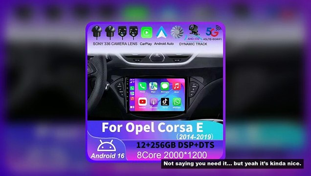 Carplay 2 Din Android 16 Car Radio Audio Multimedia For Opel Corsa E 2014 2015 - 2019 GPS Navigation