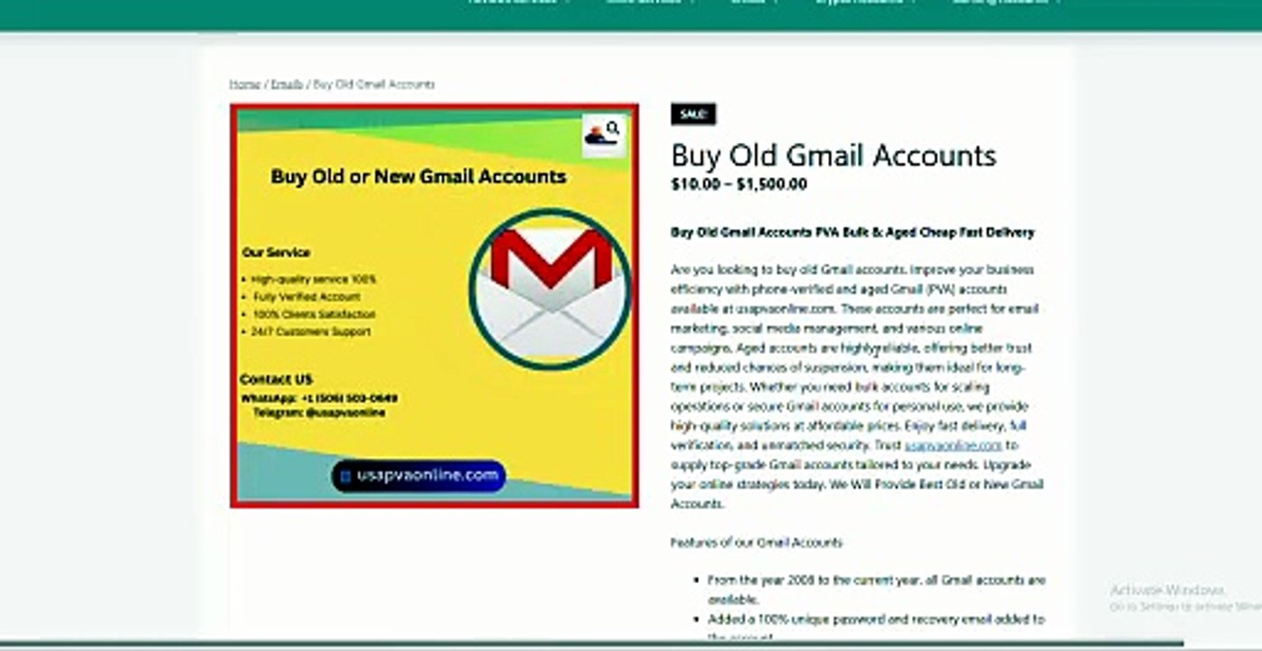 Top Platforms to Buy Verified Old Gmail Accounts (2010-2026 Year Old)