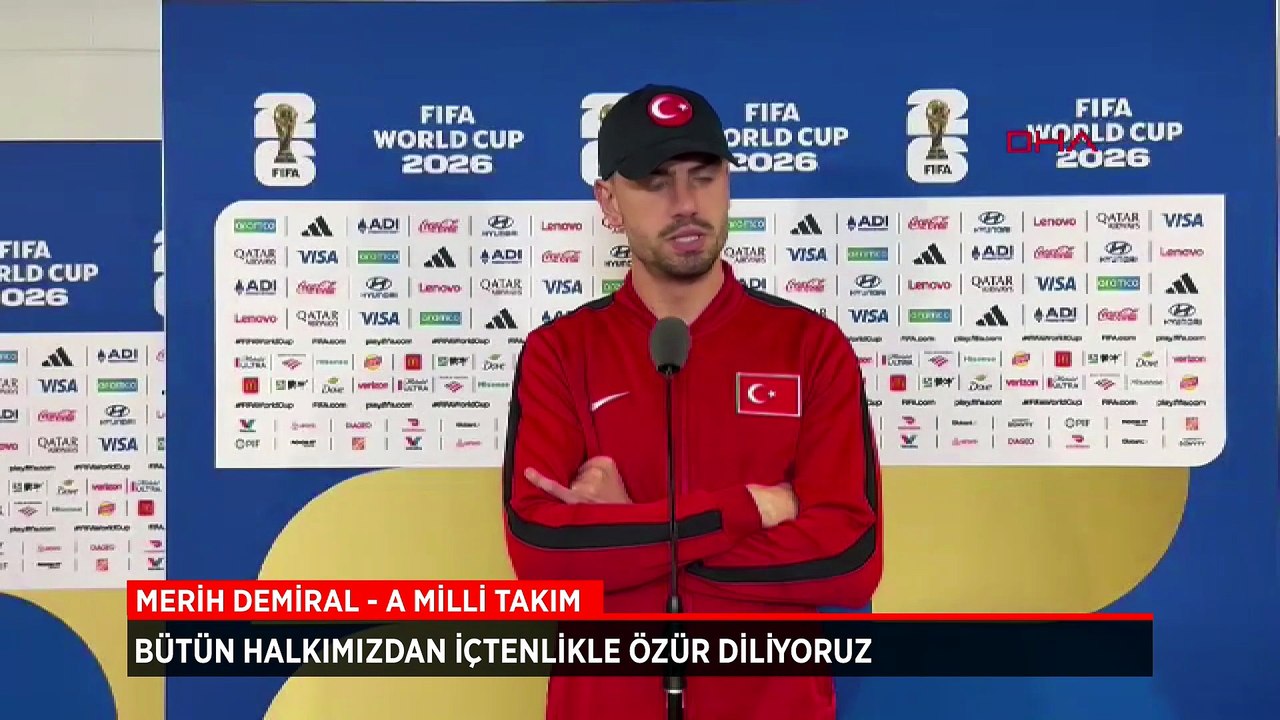Merih Demiral: Bütün halkımızdan içtenlikle özür diliyoruz