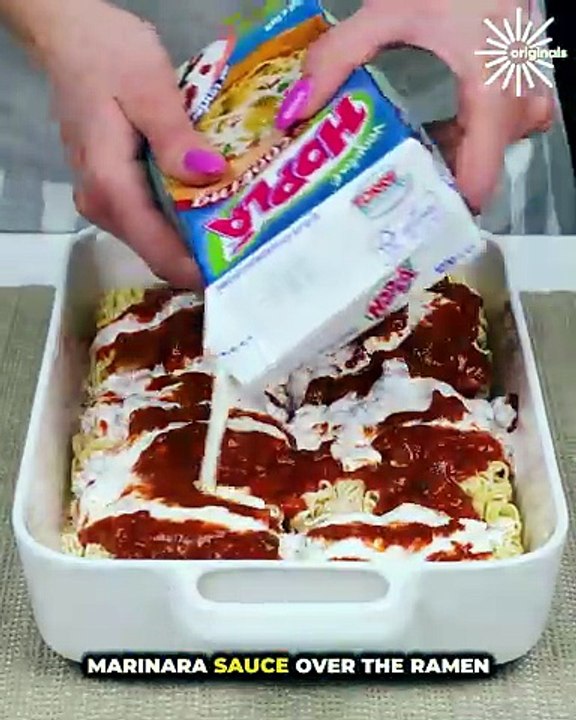 Tasty ramen lasagna recipe you'll love! 👌🍴