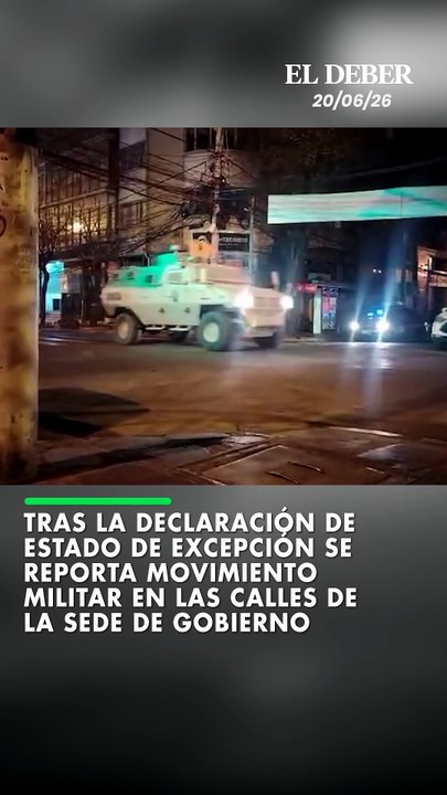 Tras la declaración de estado de excepción se reporta movimiento militar en las calles de la sede de gobierno