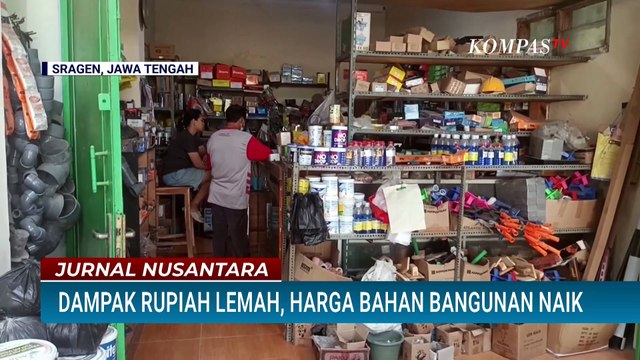 Rupiah Melemah, Harga Bahan Bangunan di Sragen Naik hingga 30 Persen | JURNAL NUSANTARA