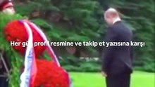 Her gün profil resmine ve takip et yazısına karşı