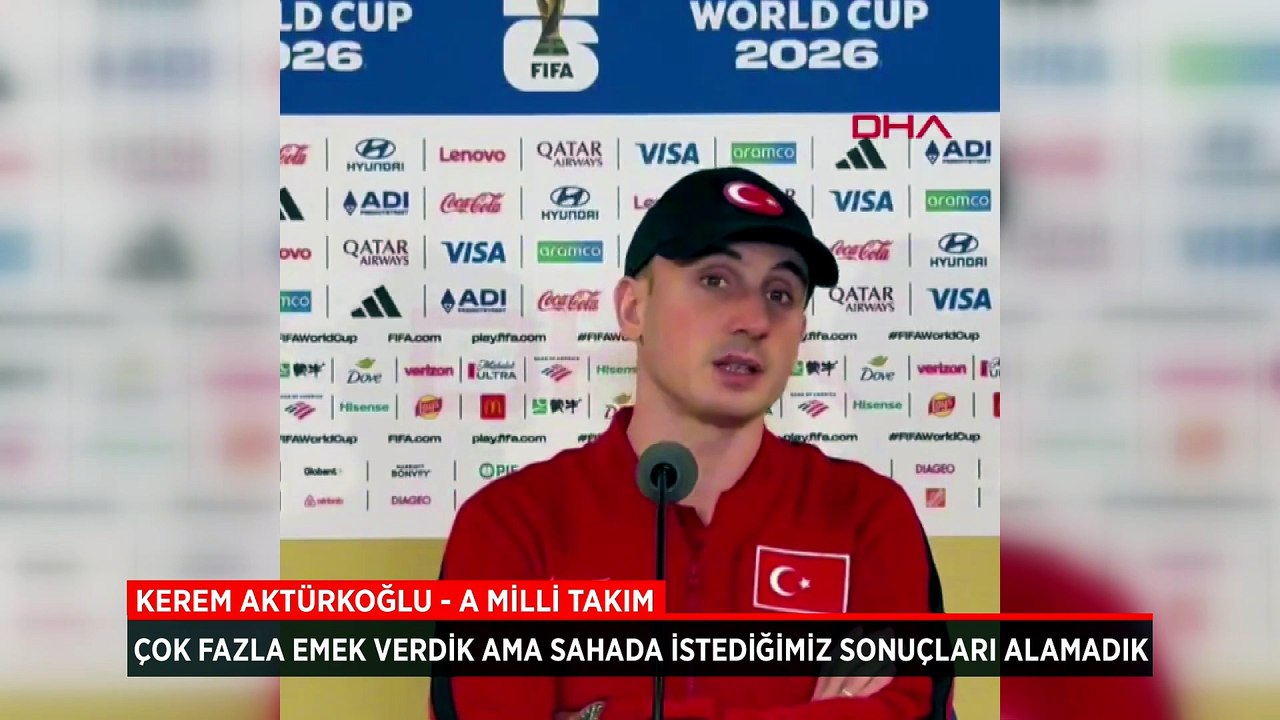 Kerem Aktürkoğlu: Çok fazla emek verdik ama istediğimiz sonuçları sahada alamadık